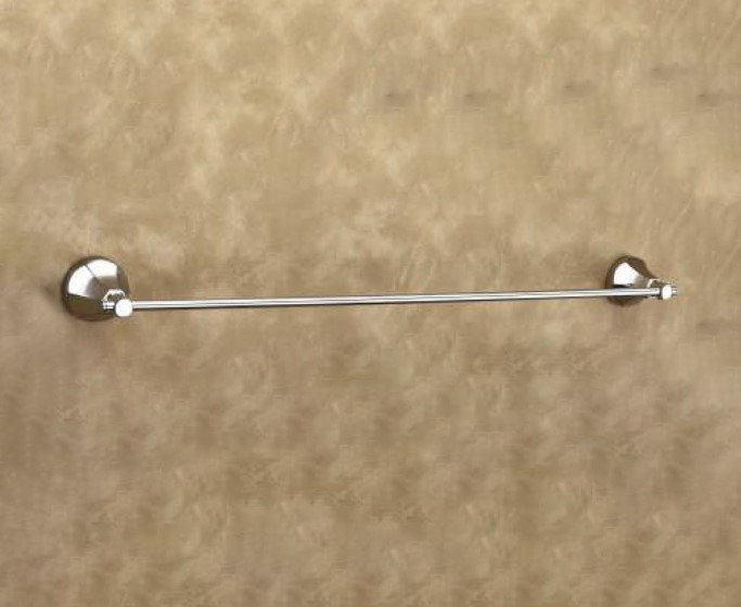 CRYSTAL Towel Rod Stainless Steel Bathroom Commercial Hotel Spa Wall Mount Single Bar Heavy-Duty Anti-Rust Waterproof Easy Install Professional Grade Durable Collapsible Crystal Clear Finish Rustproof Space Saving Modern Luxury Design Secure Grip